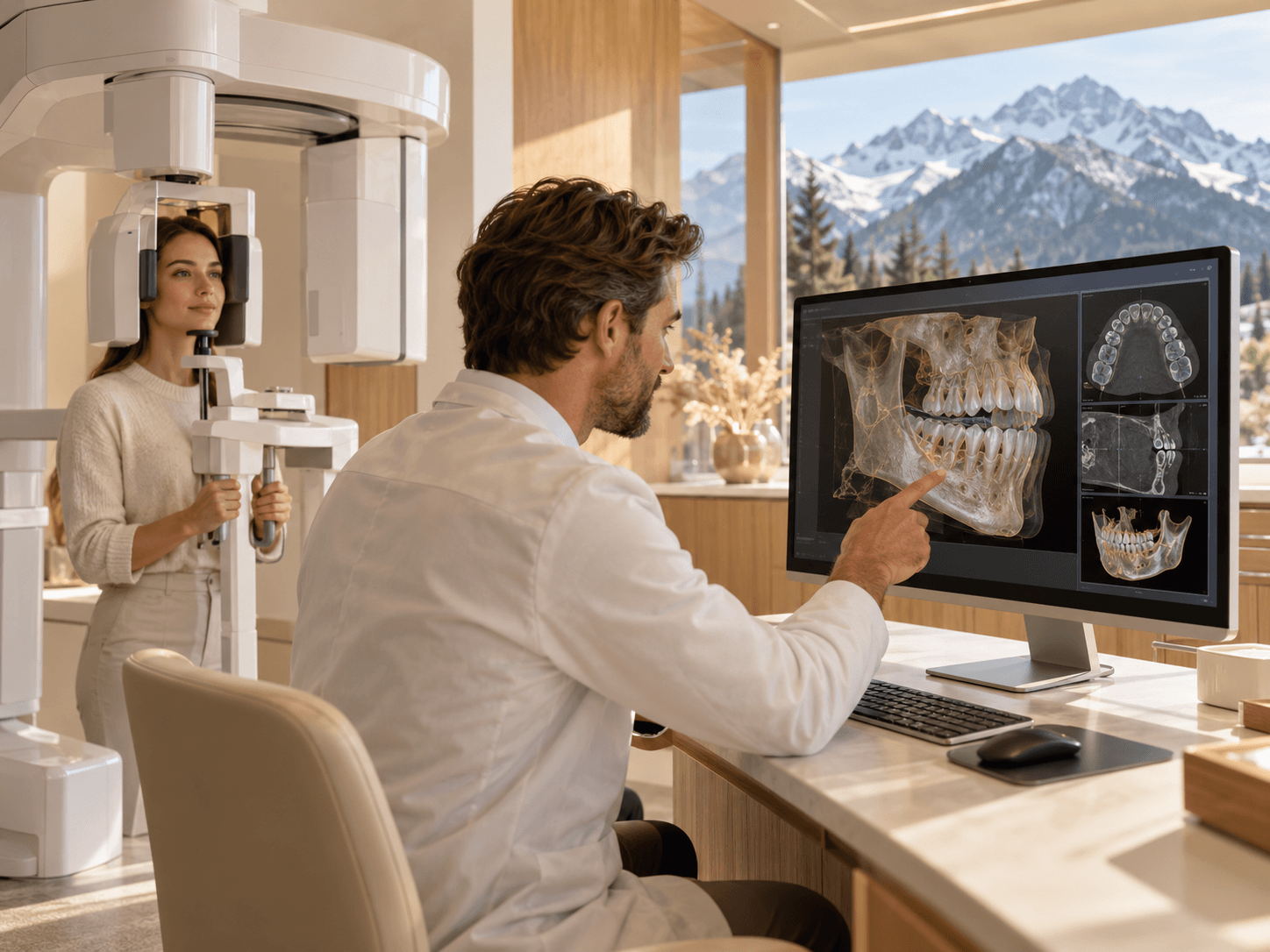 Appareil et imagerie CBCT (Cone Beam) dentaire