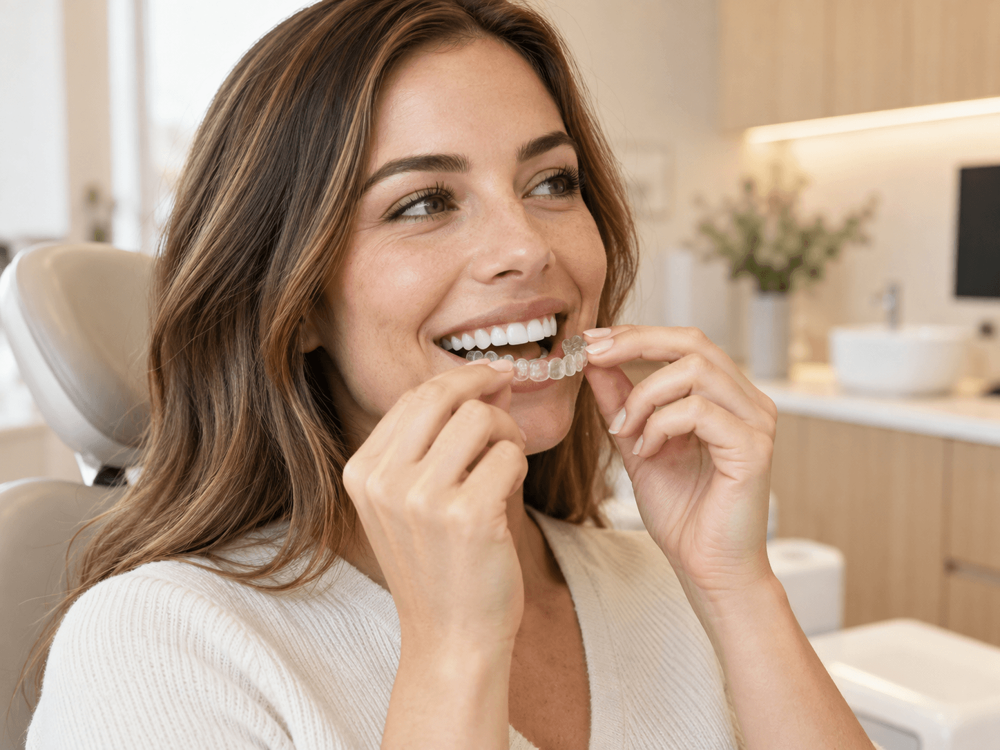Gouttières Invisalign, aligneurs orthodontiques transparents